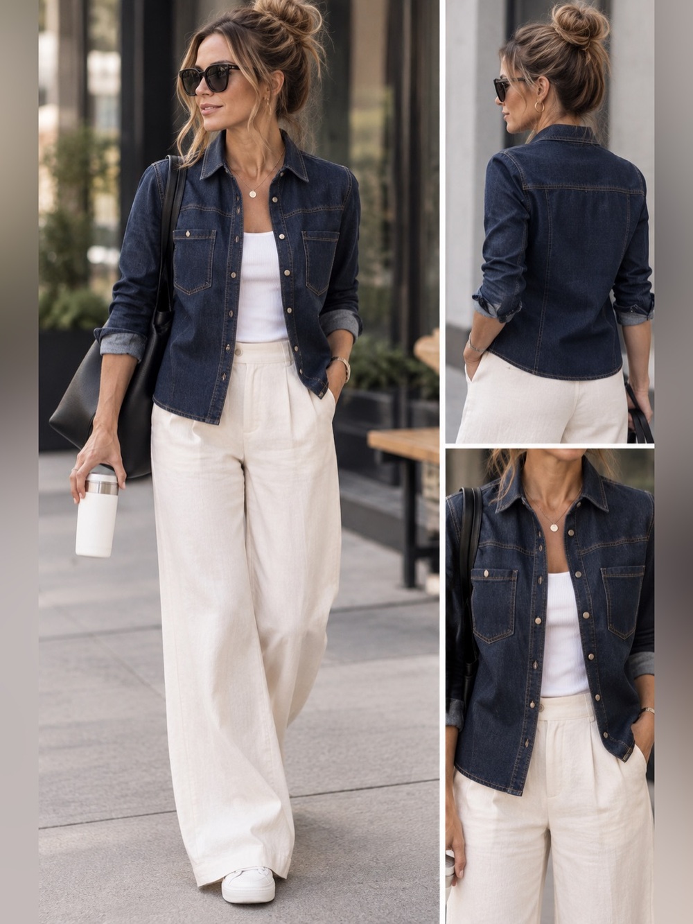 French Connection Denim Top